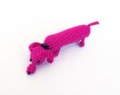 Pink Dog - Brooch