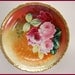 Hand Painted ROSES Antique German Porcelain  10" Bowl  Antique  - Circa Early 1900's