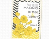 Nasturtium PRINTABLE Custom Save the Date