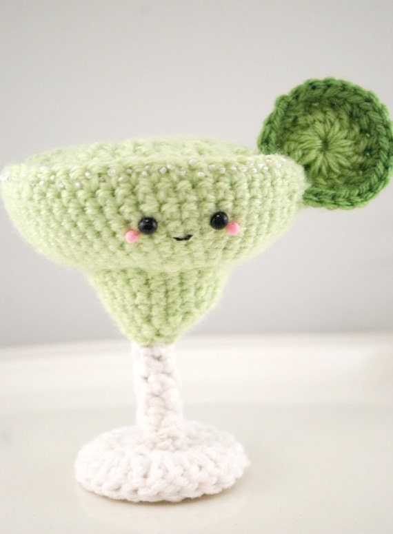 crochet cocktail-margarita amigurumi