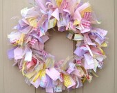 Newborn Baby Girl Wreath, Baby Door Wreath, Baby Shower Wreath, Nursery Decor, Baby Girls Room Decoration, Wreath for Hospital Door