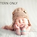 KNIT PATTERN PDF- Knit cable aviator
