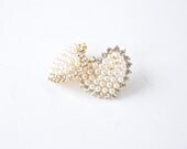 Pearl pendant and earring set free shipping