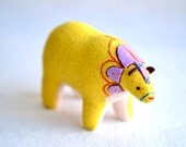 ukrainian circus bear - soft sculpture animal