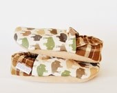 Bison Booties Buffalo Size 12 to 18 Months baby Size 4 Ready to Ship woodland natural earthy toddler