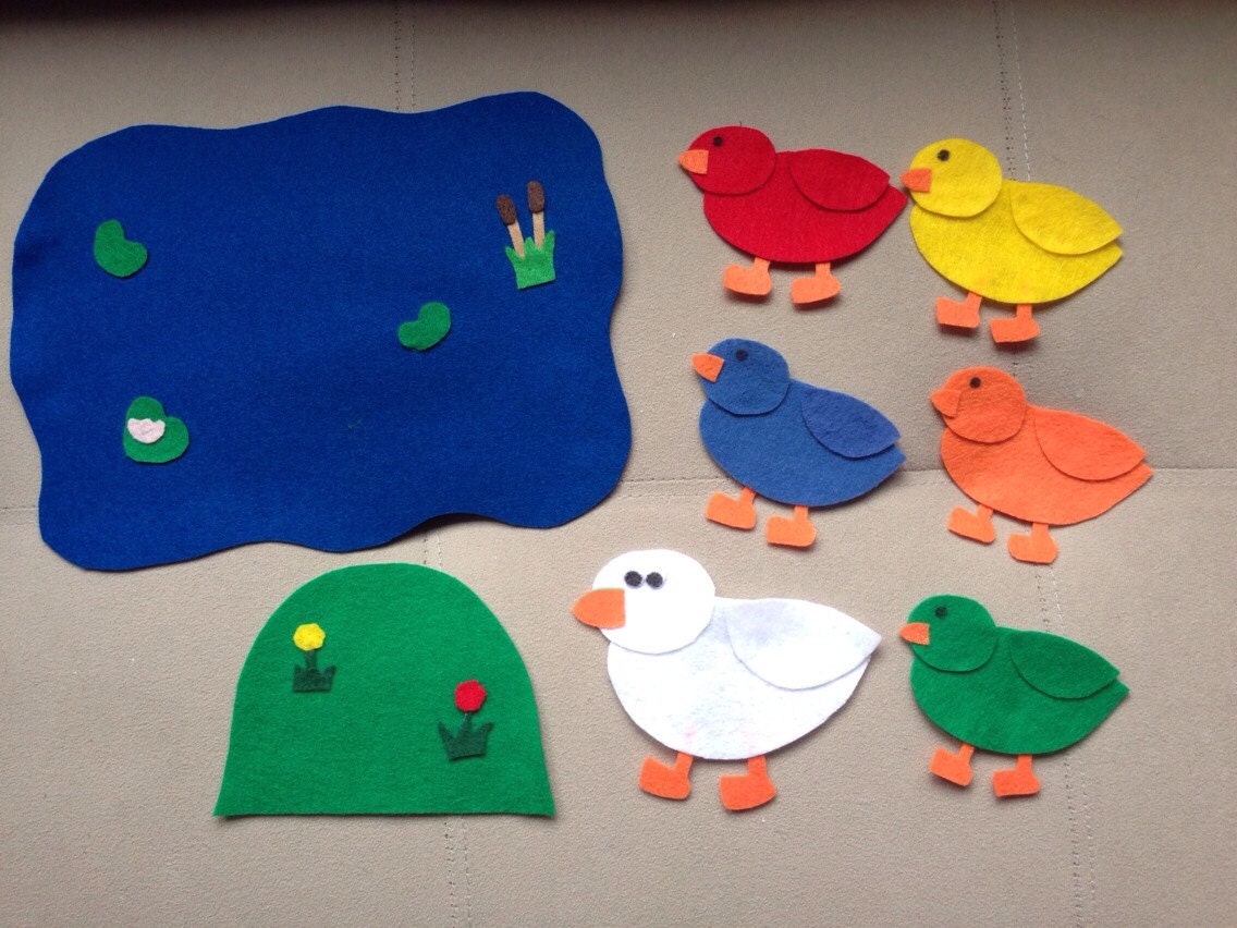 5 Little Ducks - felt story set