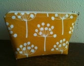 Makeup/toiletry pouch -- Echo seed pods