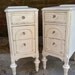 FREE NYC DELIVERY Pair of Custom Painted French  End Tables Nightstand Side Table