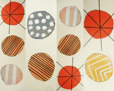 modern mid century, Graphic art, neutral colors, geometric art, circles, modern painting, abstract painting