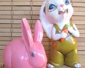 Vintage Bunny Figurines - set of 2