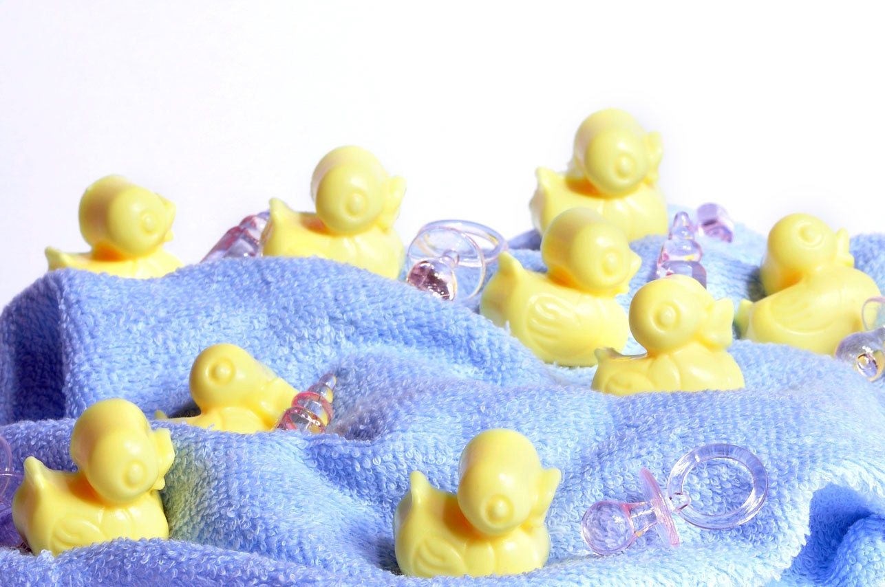 Rubber Ducky Baby Shower Favor - 20 Yellow Ducky Soap - Duck Favors - Baby Duck Soap