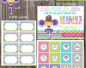 Cheerleading Birthday Party Package - Girl DIY Printable Il_170x135