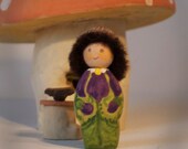 Wild Violet Flower Gnome