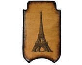 iPhone Leather Sleeve - Eiffel Tower