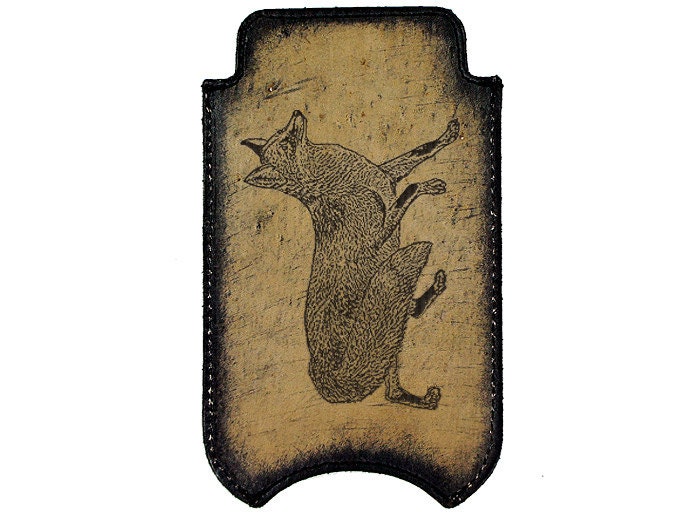 iPhone Leather Sleeve - Fox