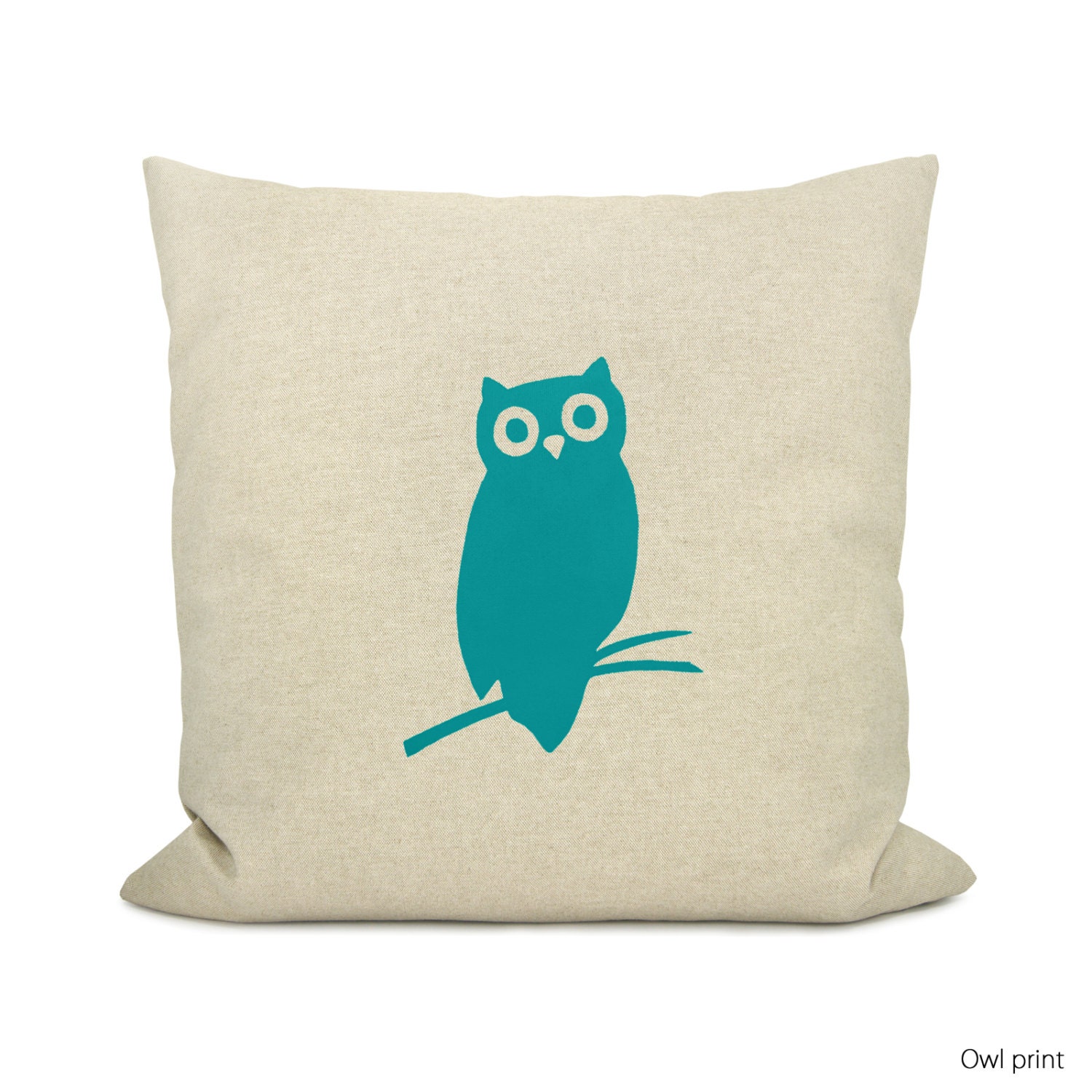 20x20 Personalized Pillow Case - Your choice of print, color and fabric - Woodland, Natural history, Custom pillow, Decorative throw pillow