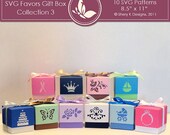 50% off - SVG Favors Gift Box Collection 3