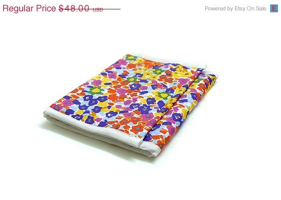 SALE Jewelry Organizer Jewelry Roll Storage Case - Impression Floral