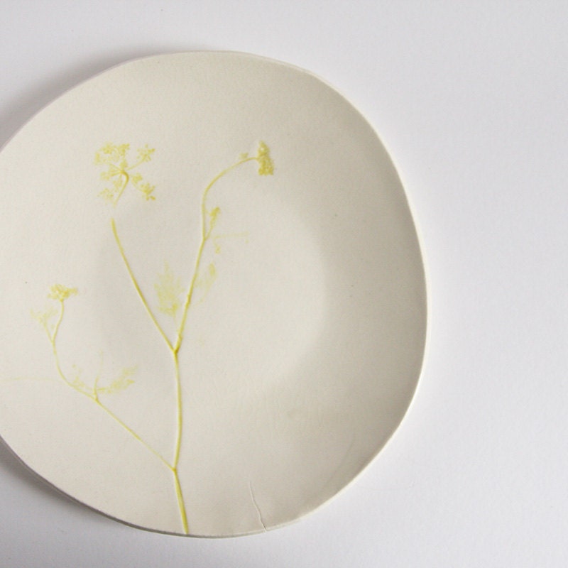 50% SECOND SALE, white ceramic dinner plate, serving platter, wall hanging plate. pure, minimalist, simple, neutral.