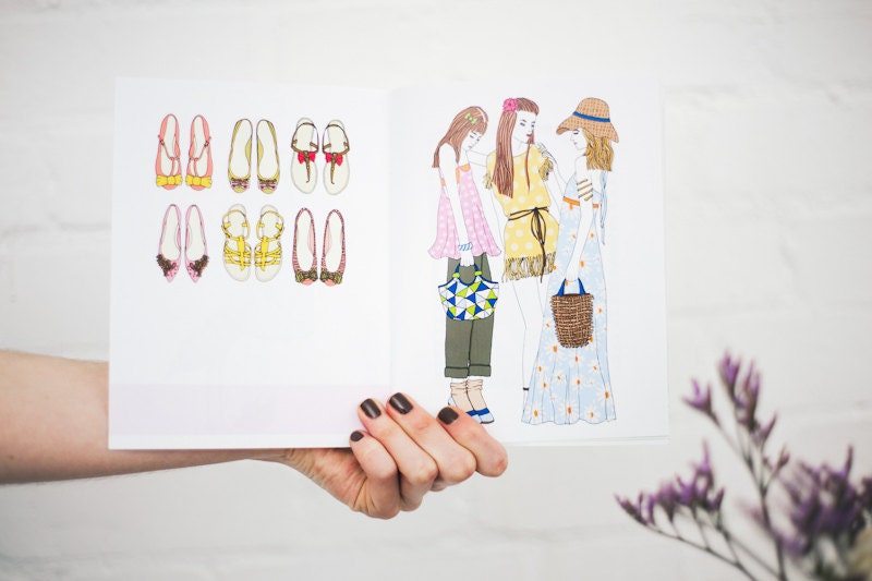 Illustrated Zine - girls, animals, daydreams, shoes & fashion