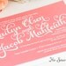 Printable Wedding Invitation - The Near and Dear Collection