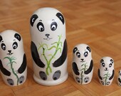 Panda Nesting dolls set of 5