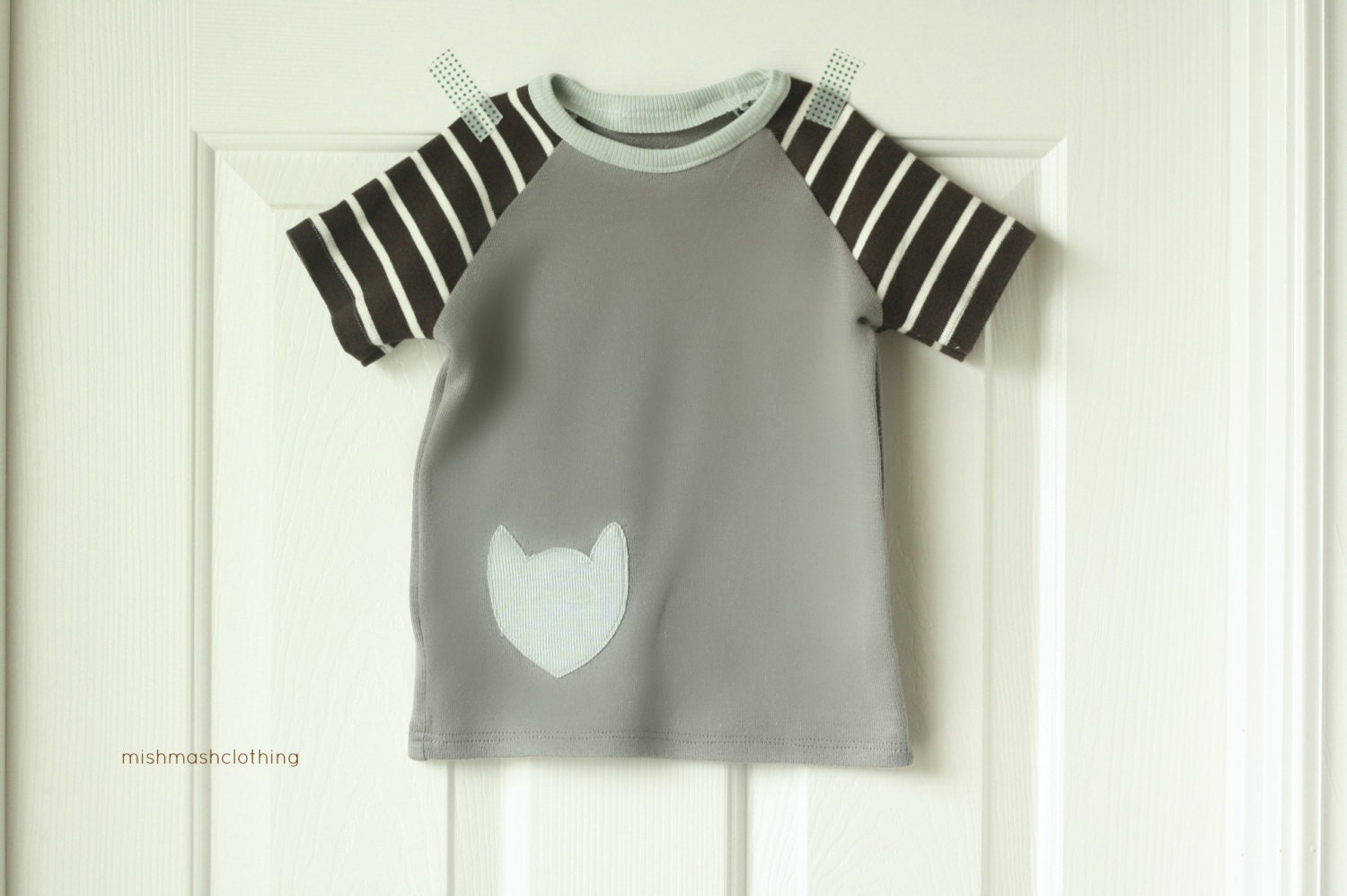 Boys shirt toddler boy baby boy 12 month 2t 3t 4t 5t raglan sleeve fox applique made to order