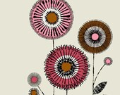 I Love Flowers No2, limited edition giclee print