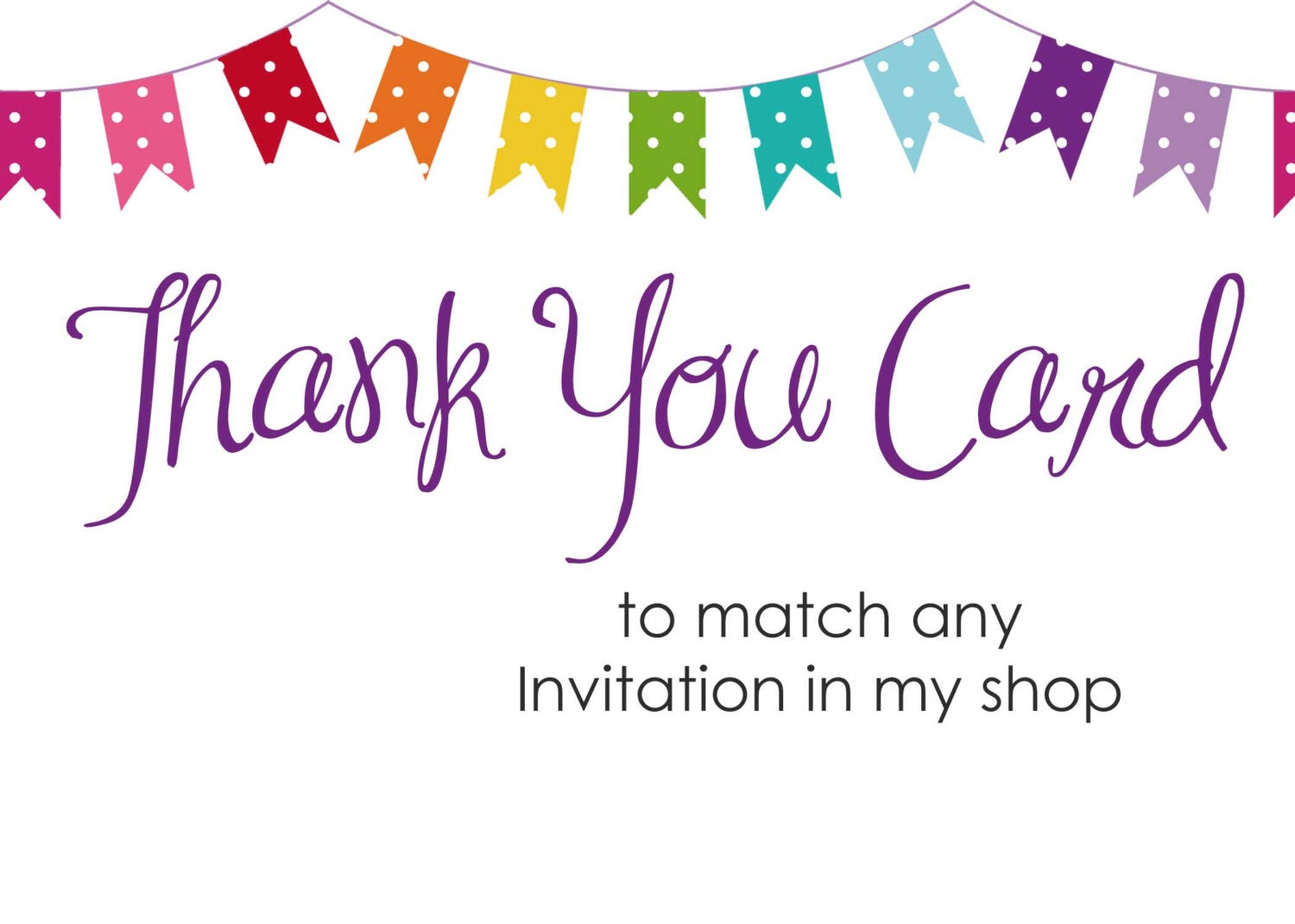 Matching Thank You Card (Digital File) Il_170x135