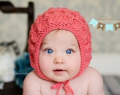 Ruched Bonnet - Newborn/Baby