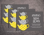 PRINTABLE HIGH TEA Invitation Bridal Shower Baby Bachelorette Hens Birthday Party Housewarming Diy Wedding Template Paper Goods Decor