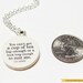 C. S. Lewis "You can't get a cup of tea big enough or a book long enough to suit me" Book Lover Quote Necklace - Literary Jewelry