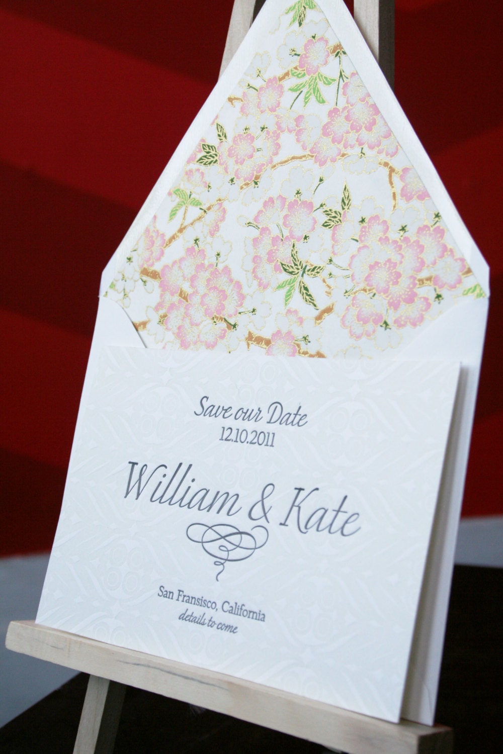 Letterpress - Kate Save The Date