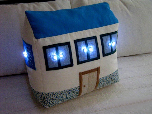 Beautiful House Night Lights. Tutorial PDF. Sewing Pattern. Instant download