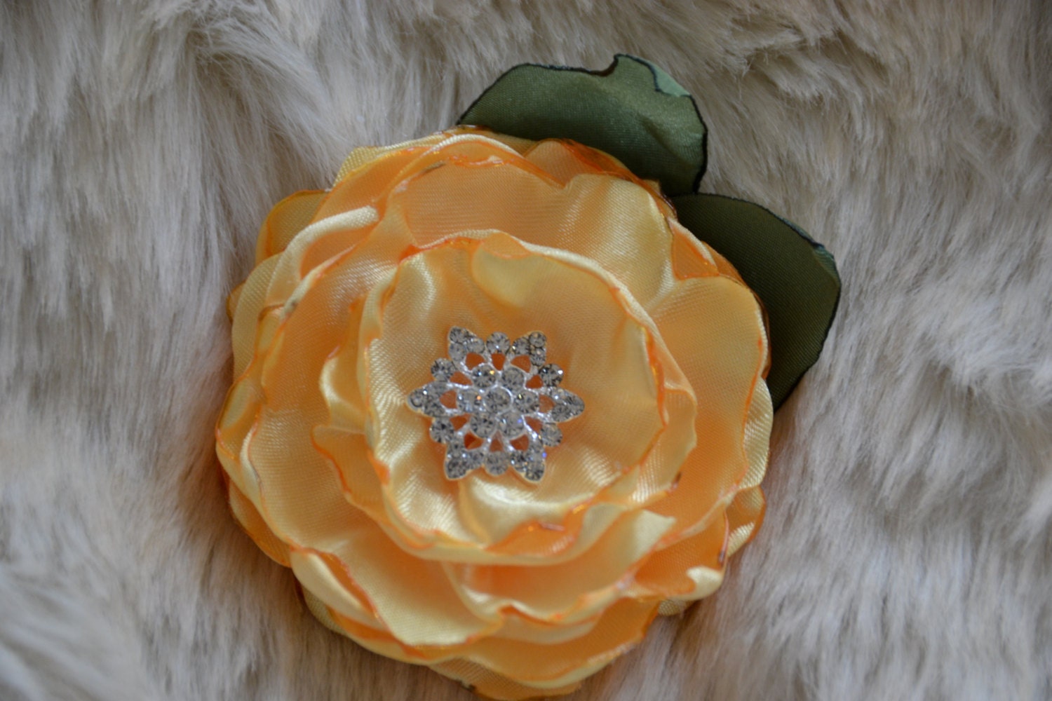 Flower Girl Hair Clip, Yellow Flower, Bridal Hair Piece, Wedding Hair Accessories, Girl Hair Accessories, Flower Girls Gift