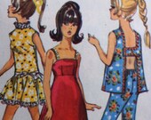 Vintage 60s Barbie Wardrobe Doll Pattern 11 1/2 inch Barbie Wardrobe Doll Pattern Simplilcity 8466  Vintage 60s TREASURY ITEM