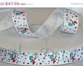 SPRING SALE Wholesale Grosgrain Ribbon Dr. Seuss Inspired Thing 1 Thing 2 - 100 yard FULL roll 7/8"