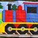 Train Quilt pattern with Multiple sizes: Wall, Crib, Lap/Twin