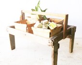 Berry Basket Carrier Wood Primitive Vintage Antique