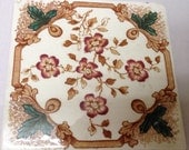 Antique Floral Nature Tile