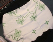 48" Square Embroidered tablecloth