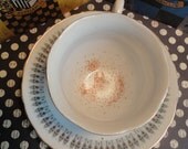 Grey Feather Grim teacup and Saucer Set from Harry Potter and the Prisoner of Azkaban