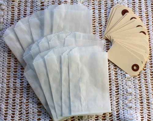 Small Glassine Bags and Manilla Tags Mini Kit