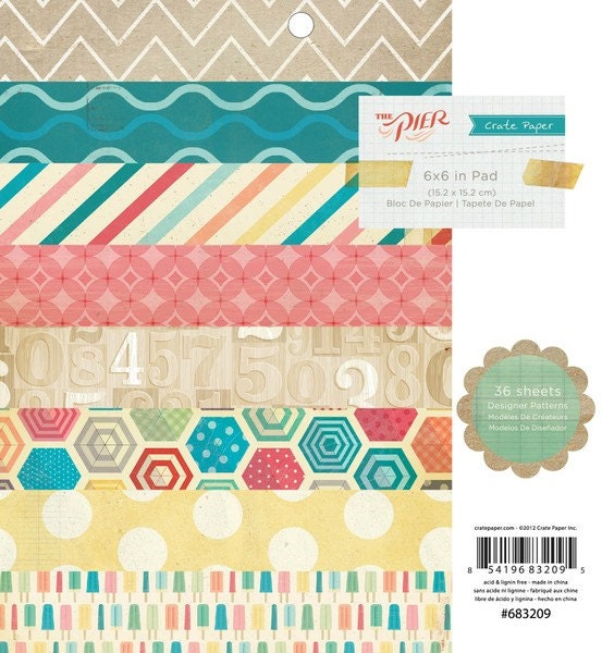 The Pier 6x6 Paper Pad Crate Paper