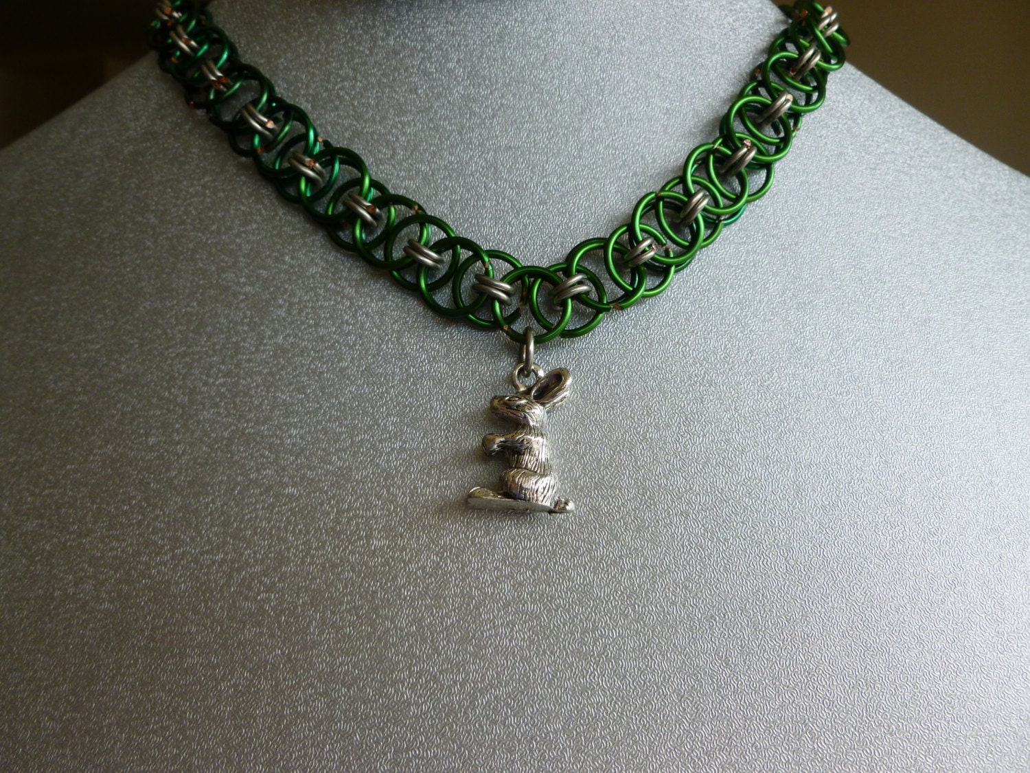 Follow the Rabbit Helm Necklace