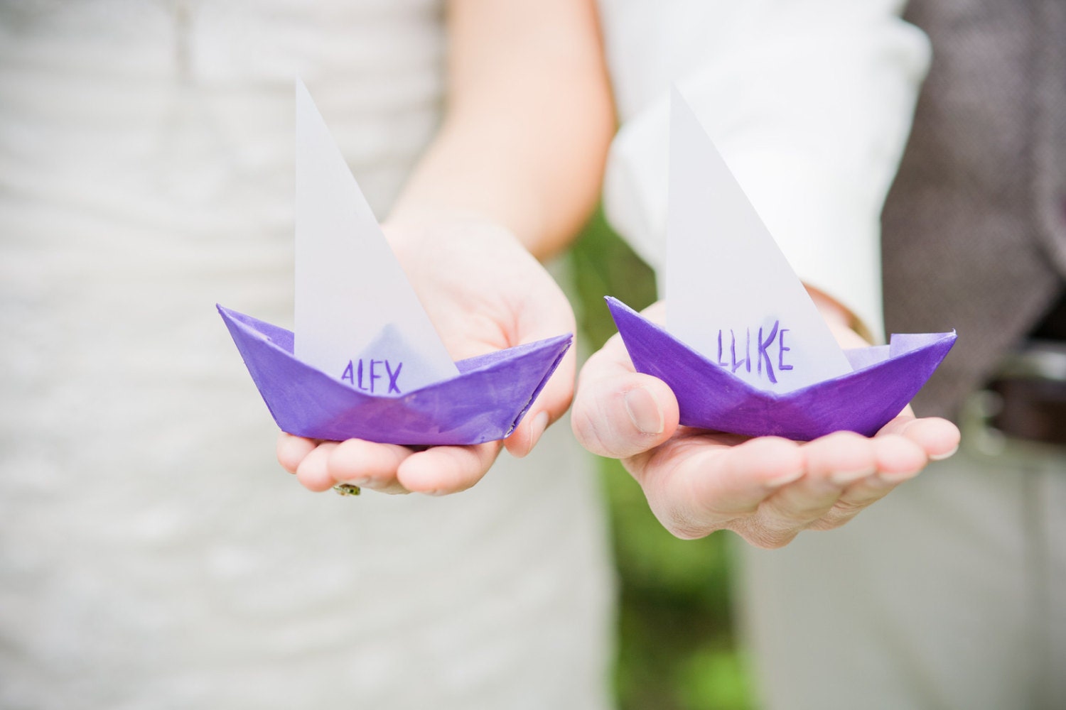 Wedding Sailboat Name Cards - A set of 100
