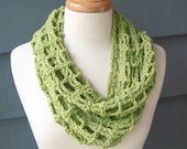 McKenna Cowl, Cotton Cowl, Spring/Summer Fashion, Gift for Her - Lime Green (05/13/0)