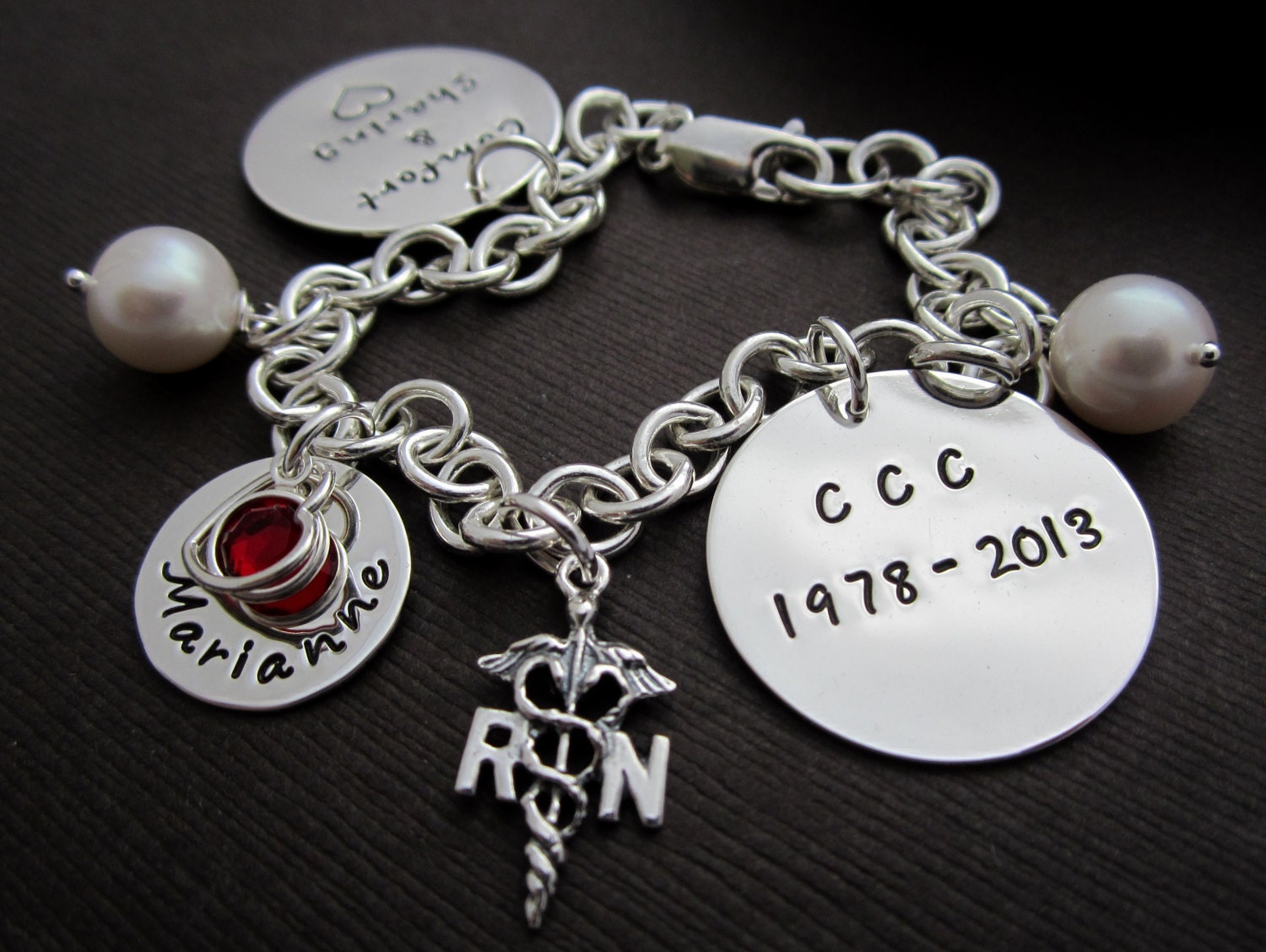 Nurse, Nurse Jewelry, Personalized Retirement Gift for Nurses, Medic Charm Bracelet, Gift For Doctors Nursing Graduation - NICU Nurses