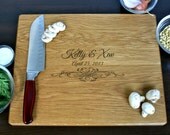 Personalized Cutting Board - White Oak 12" x 15"