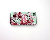 iphone 5 Case, iphone 4 Case, iphone 4s Case, Spring,  Pastel, Floral iphone 5 Case, Pink and Mint iphone 4 Case